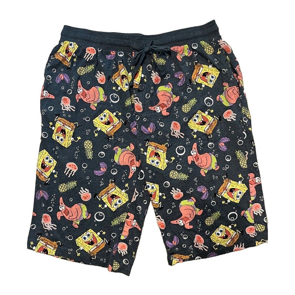 SpongeBob & Patrick Leisure Wear Sleep Wear Shorts Drawstring Men’s Size L / XL